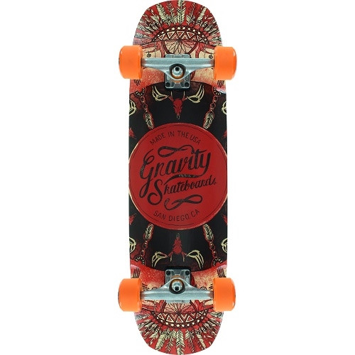 Gravity Pool The Rook Cruiser Skateboard Complete Red 8.6X34
