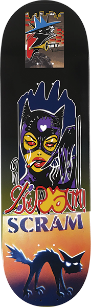 Scram Team Cat Girl Skateboard Deck-9.5 | Boardparadise.com