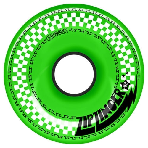 Krooked Zip Zinger 58Mm 80A Wheels Neon Green