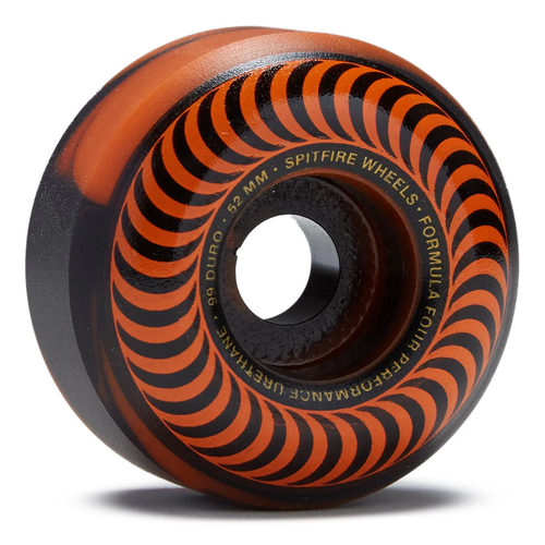 Spitfire Classic Swirl F4 Wheels Black Orange 52Mm/99