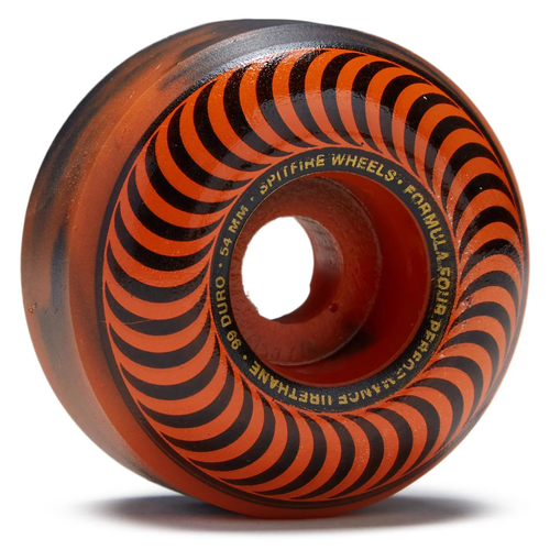 Spitfire Classic Swirl F4 Wheels Black Orange 54Mm/99