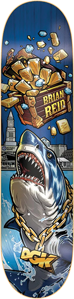 Dgk Reid Treasures Skateboard Deck-8.06 | Boardparadise.com