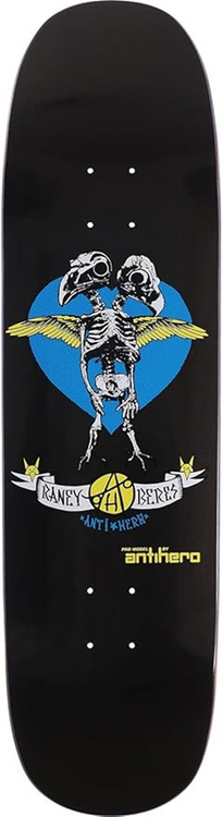 Anti Hero Beres Big Bord Skateboard Deck Black Blue 8.63 Wb14.25