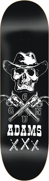 Black Label Adams Six Gun Skateboard Deck 8.5 | Boardparadise.com