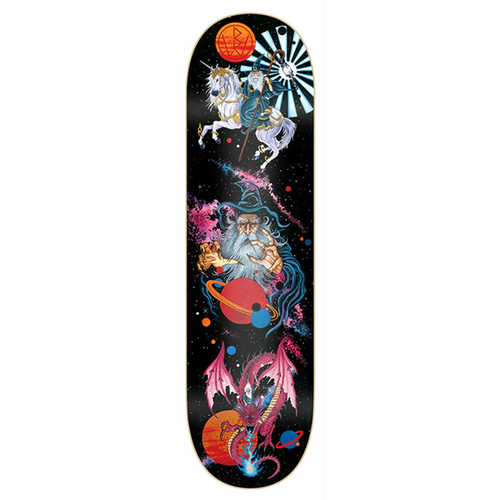 Blood Wizard Arcanis Belt Skateboard Deck Black 8.5 Wb 14.5