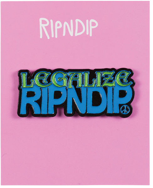 Pin Rip The Pat Rip N Dip Legalize Ripndip Pin | Boardparadise.com