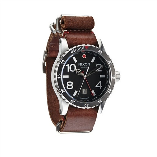 Nixon Diplomat Black Brown Watch | Boardparadise.com