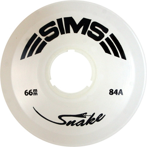 SIMS Snake スケートボード ウィール 66mm 84A 4個セット Sims Street Snake 66Mm 84A White Skateboard Wheels | Boardparadise.com