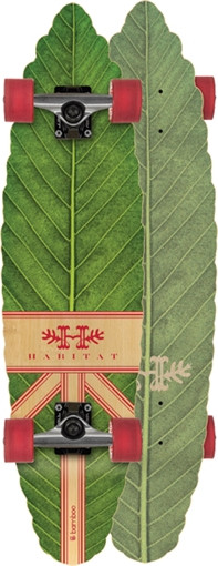 Habitat Leaf Lines Cruiser Sm Skateboard Complete-7.75X30