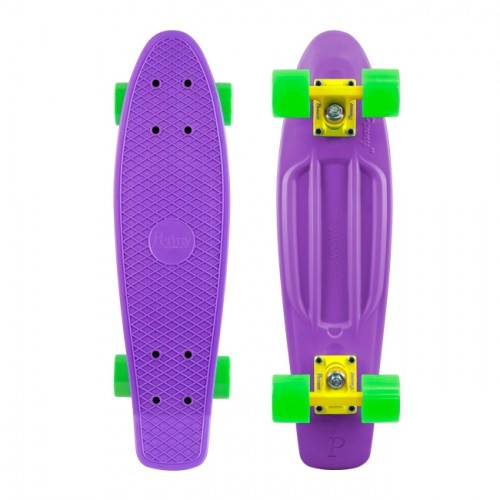 スケートボード Penny ORIGINAL 22 PURPLE/GREEN Penny Skateboard Original 22 Skateboard Complete Purple Yellow