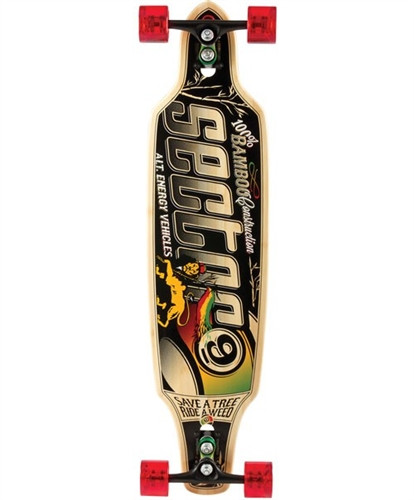 Sector 9 Bamboo Sentinel Rasta Longboard Complete | Boardparadise.com