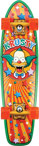 Santa Cruz Simpsons Krusty Kruzer Skateboard Complete -7.4X29.1