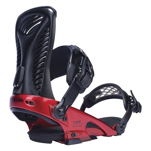 Ride Capo Preston Snowboard Bindings Black Red Medium