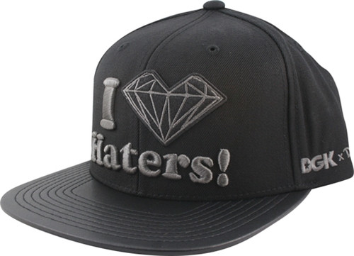 Dgk X Diamond Haters Hat Adj-Blackout Starter | Boardparadise.com