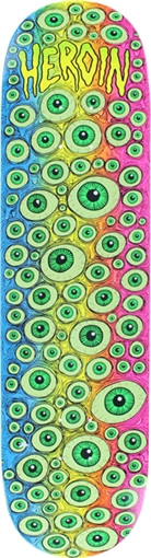 スケートボード Heroin Toxic Fade Eyes Deck 8.5'' Heroin Skateboards 'Toxic Fade Eyes' 8.5″ Deck – Heroin