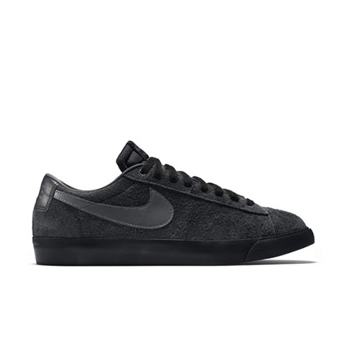 Nike Sb Blazer Low Grant Taylor Skate Shoes All Black Suede