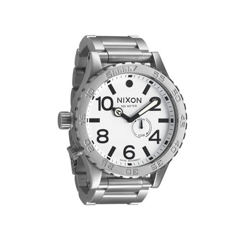 大きな取引 Nixon Boardparadise.com | Watch White Steel Sanded Tide 51-30 時計