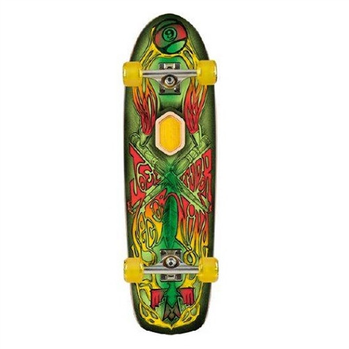 Sector 9 Tudor Mini Pipes Longboard Complete Rasta 31.5X9.25