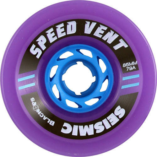 Seismic Speed Vent 85Mm 79A Tran.Pur Blu Skateboard Wheels ...