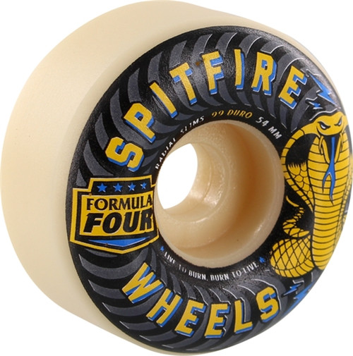 新品Spitfire Formula Four Radial Slims54mm Spitfire Formula 4 99A Radial Slims 54Mm Wht Set Of 4 Wheels