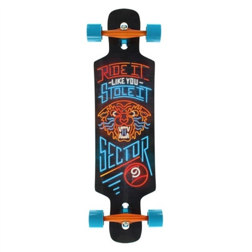 Sector 9 Sprocket Dropthru Longboard Complete 2016 Black Orange