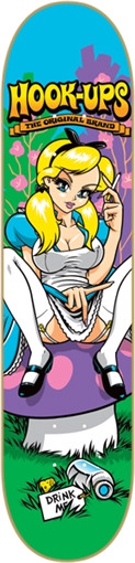 Hookups Alison's Wonderland Skateboard Deck-8.0 | Boardparadise.com