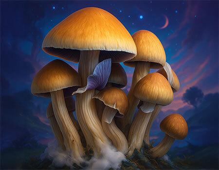 growing mushrooms, sugar cane mulch, microscopic research, growers, agar, potency, usa, viable spores, good quality