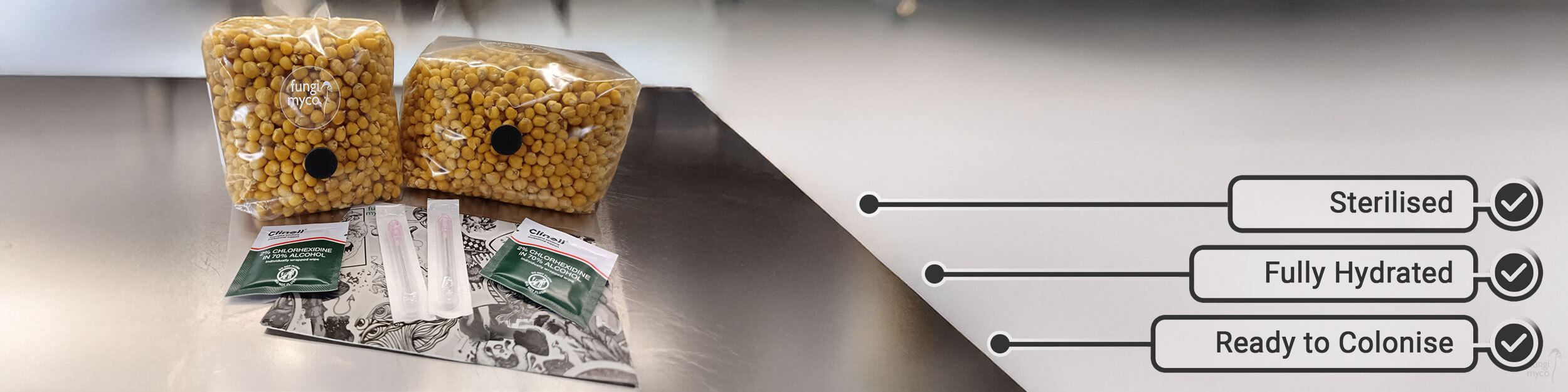 Drippy Corn Grain Spawn for Growing Mushrooms Drippy Corn Grain Spawn for Growing Mushrooms