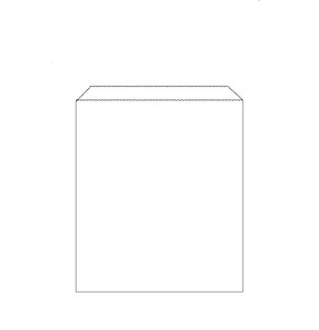 Bleach white grease proof lined paper bag 