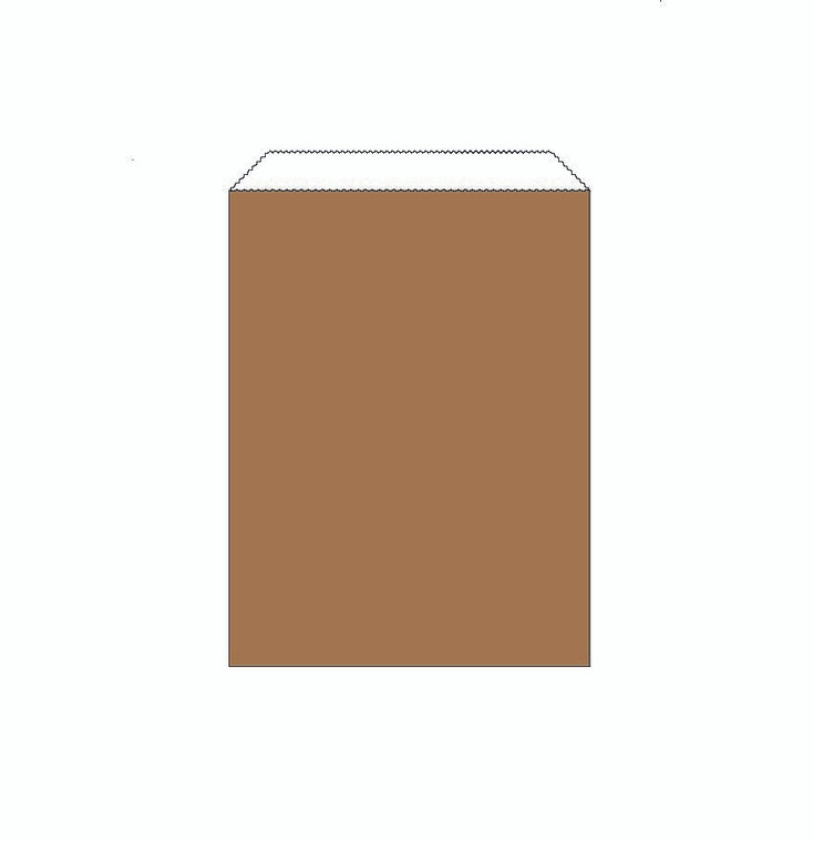 Brown kraft grease proof lined paper bag