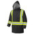 Hi-Vis Long Winter Quilted Safety Parka - CSA, Class 1 & 2 - Pioneer - 5031BK