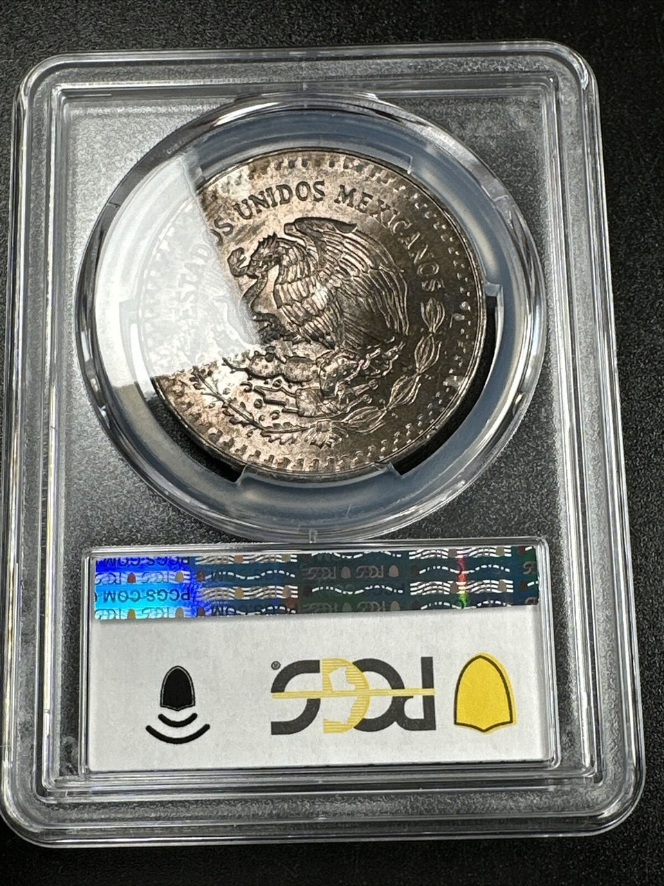 Toned 1985-Mo Onza Libertad 1 Oz Silver Mexico PCGS MS66 Graded