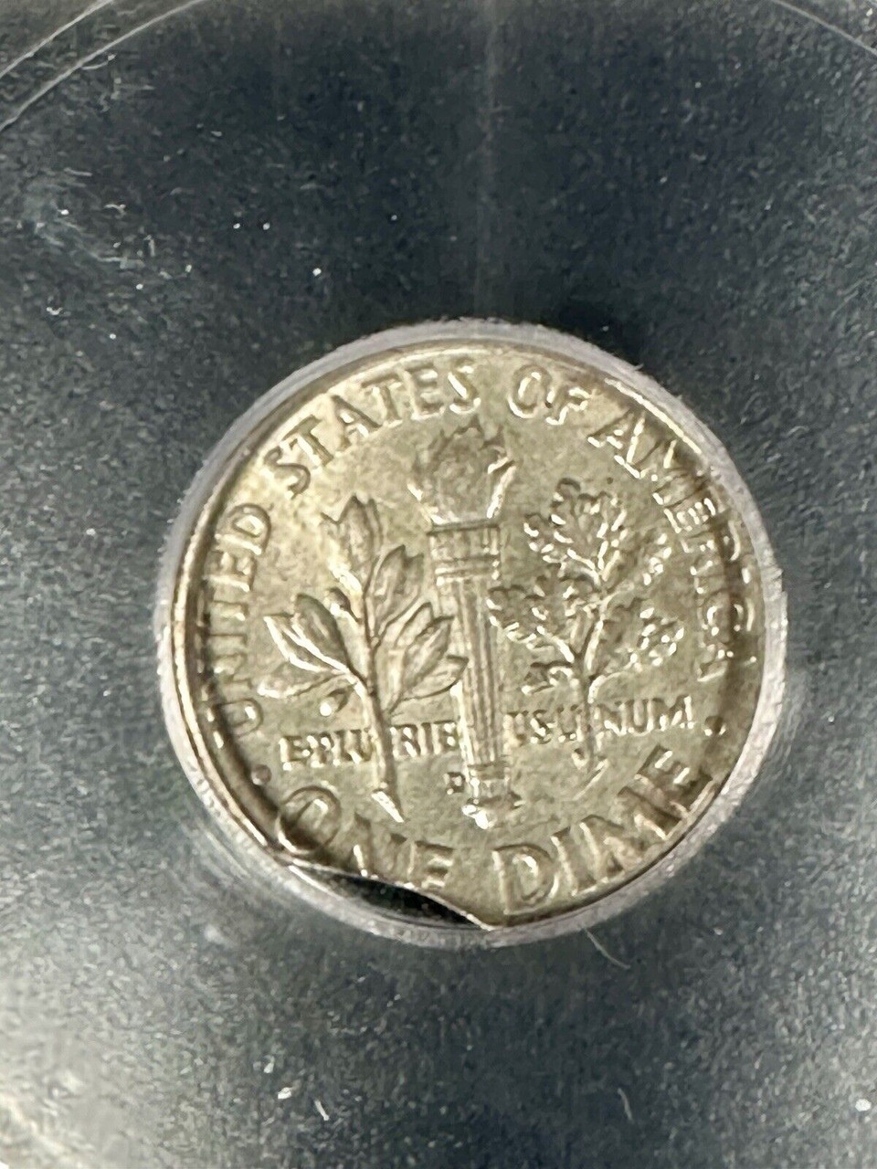 1964-D Roosevelt Dime – ICG AU58 – Clip Error – Denver Mint