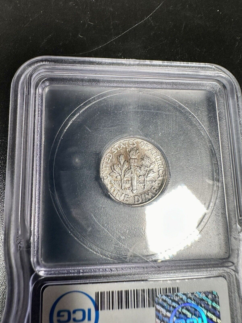 1964-D Roosevelt Dime – ICG MS64 – Clip Error – Denver Mint