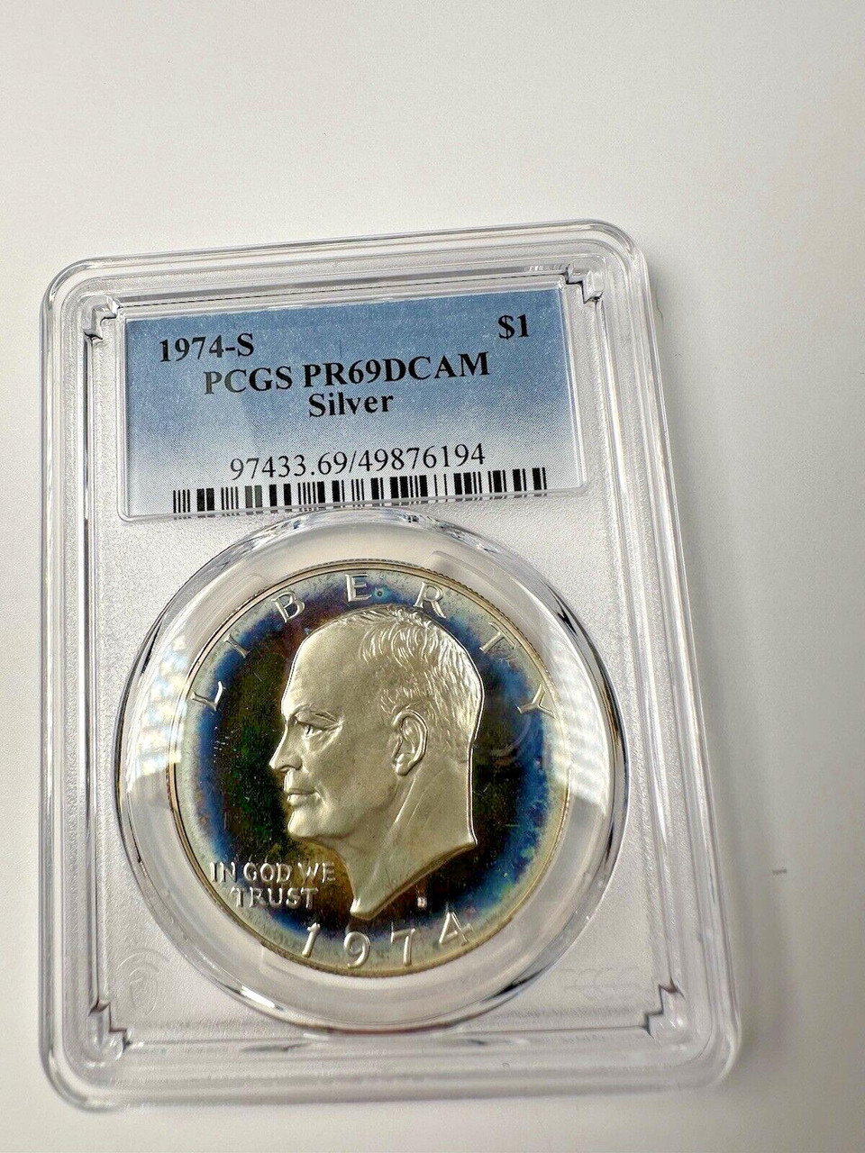 【コレクション整理10枚セット】PCGS PR69 DCAM アメリカ大統領 1978 -S Clad Eisenhower (IKE) Dollar Proof (4 Coin Lot) DCAM