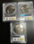 Lot of 3, 1971-P Eisenhower Dollar PCGS MS65 Light Toning Actual Coin in Photos