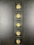 Lot of 5 - 2023 1g Gold Maple Leaf Coins with Original Card Serial Numbers - Exclusive Canadian Gold Collection at Tommy Two Coins.