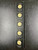 Total of 5 - 2023 1g Gold Maple Leaf Coins with Original Card Serial Numbers - Exquisite Canadian Gold .9999