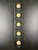 Set of  5 - 2023 1g Gold Maple Leaf Coins with Original Card Serial Numbers - Exquisite Canadian Gold .9999