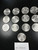 Lot of 13 Silver 1984 Mexico 1 Onza Libertads .999 BU -  Brilliant Uncirculated