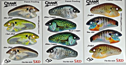 5XD Crankbait Baitfish 6 Piece Set