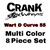 Wart & Curve 55 Crankbait Crawfish 8 Piece Set