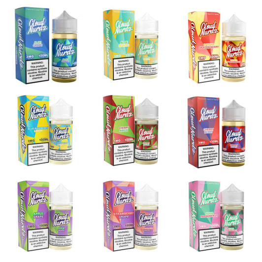 Cloud Nurdz Synthetic Nicotine 100ml E-Juice
