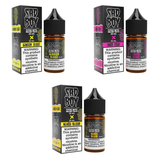 SadBoy FruitLine Synthetic Nicotine 30ml Salt E-Juice