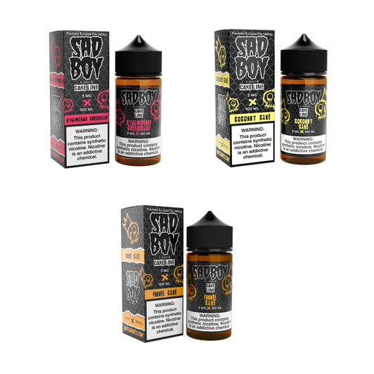 SadBoy Cakeline Synthetic Nicotine 100ml E-Juice
