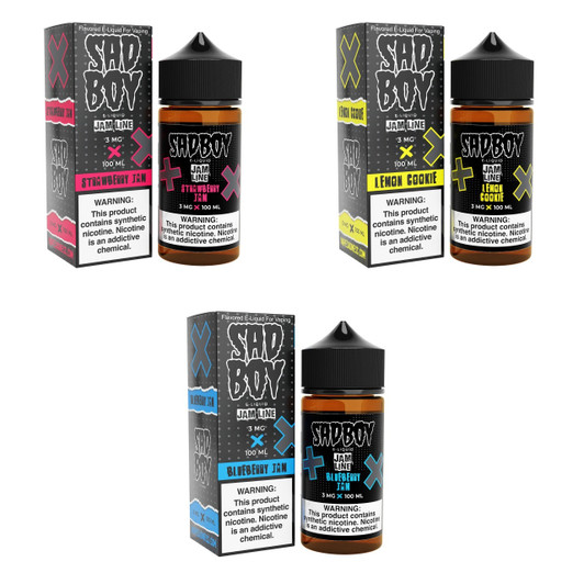 SadBoy JamLine 100ml Synthetic Nicotine 100ml E-Juice