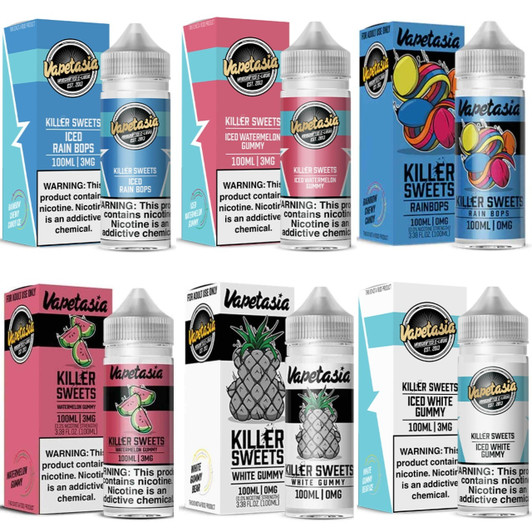 Vapetasia Killer Sweets 100ml Synthetic Nicotine E-Juice 6MG