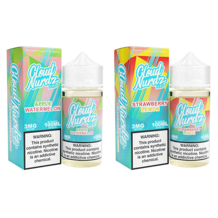 Cloud Nurdz Iced 100ml E-Juice 3MG
