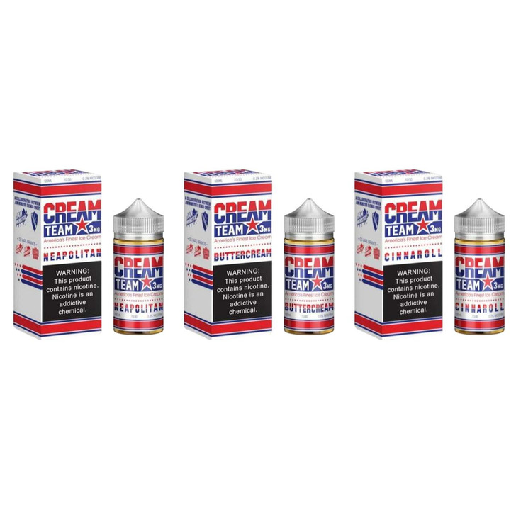Cream Team 100ml E-Juice 6MG