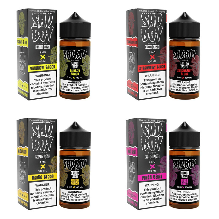 SadBoy FruitLine Synthetic Nicotine 100ml E-Juice 3MG